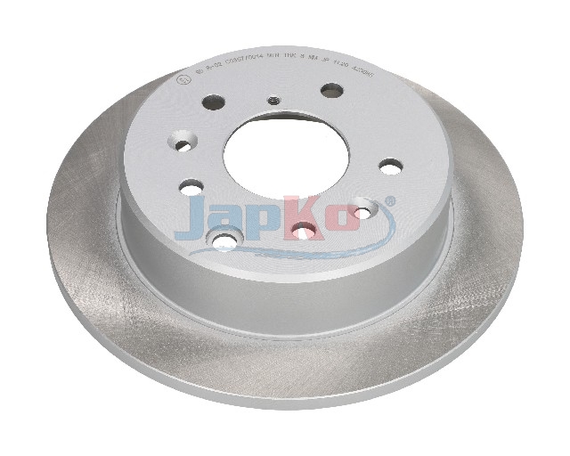 JAPKO Bremseskive 61310c bagaksel fuld 266mm 10mm for MAZDA
