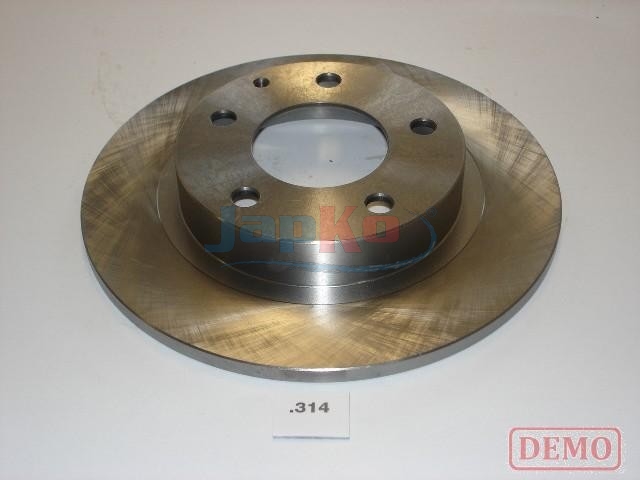 JAPKO Bremseskive 61314c bagaksel fuld 261mm 10mm for FORD MAZDA MITSUBISHI
