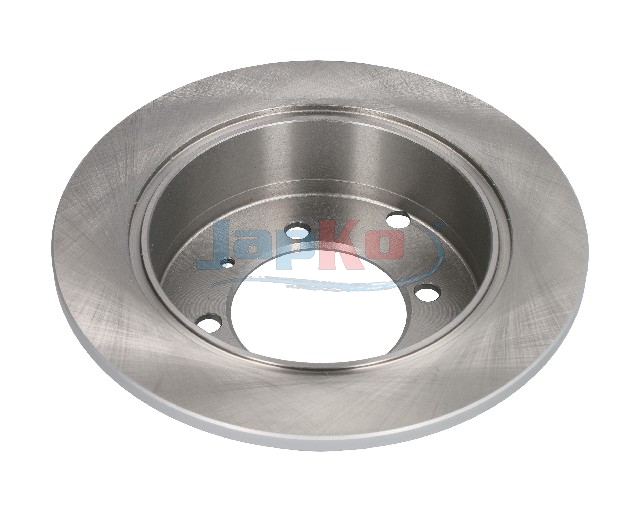 JAPKO Bremseskive 61510c bagaksel fuld 262mm 10mm for HYUNDAI MITSUBISHI KIA
