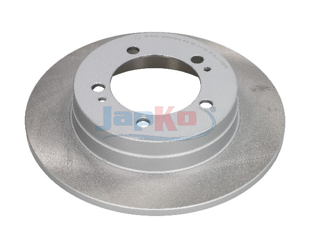 JAPKO Bremseskive 61597c bagaksel fuld 264mm 10mm for MITSUBISHI