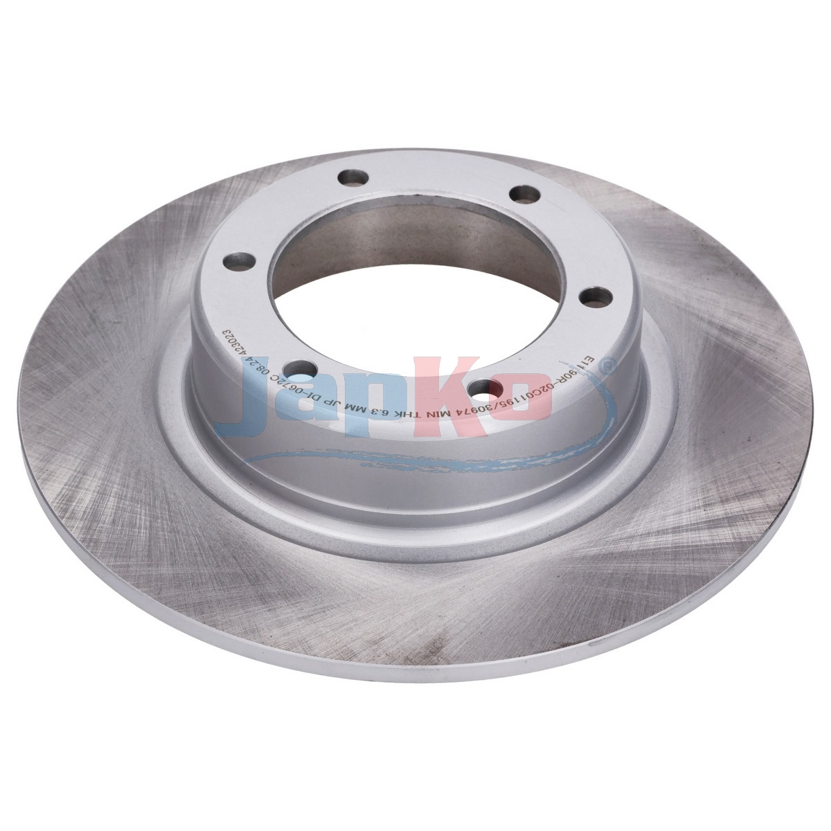 JAPKO Bremseskive 600672c foraksel fuld 244mm 7mm for CITROËN
