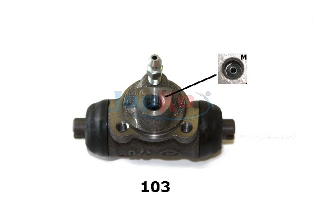 JAPKO Hjulbremsecylinder 67103 bagaksel for NISSAN
