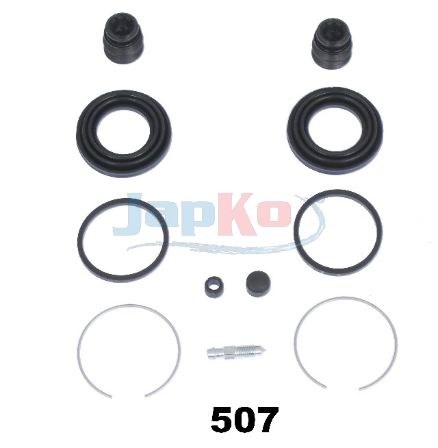 JAPKO Rep.sæt, bremsekaliper 120507 foraksel for PEUGEOT CITROËN MITSUBISHI