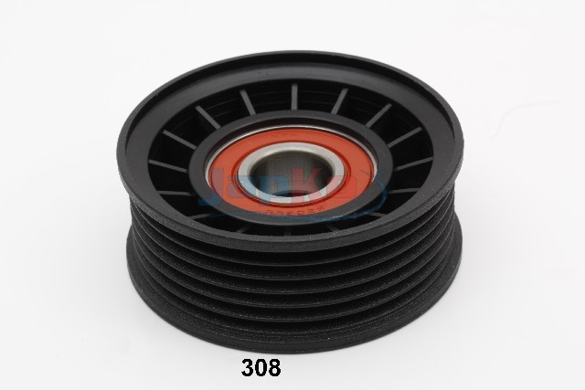 JAPKO Medløberhjul, multi-V-rem 129308 for FORD VOLVO MAZDA