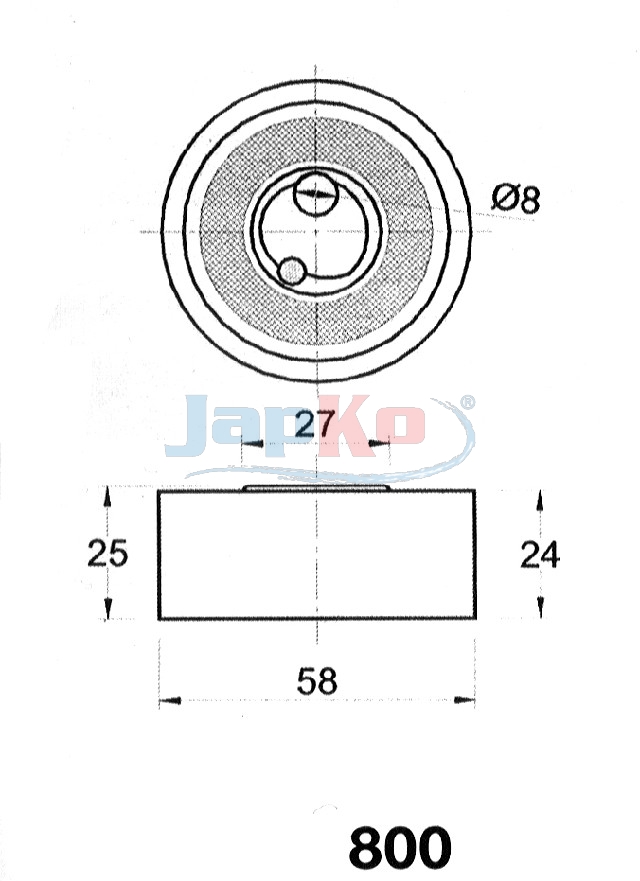 JAPKO Remstrammer, tandrem 45800 for SUZUKI