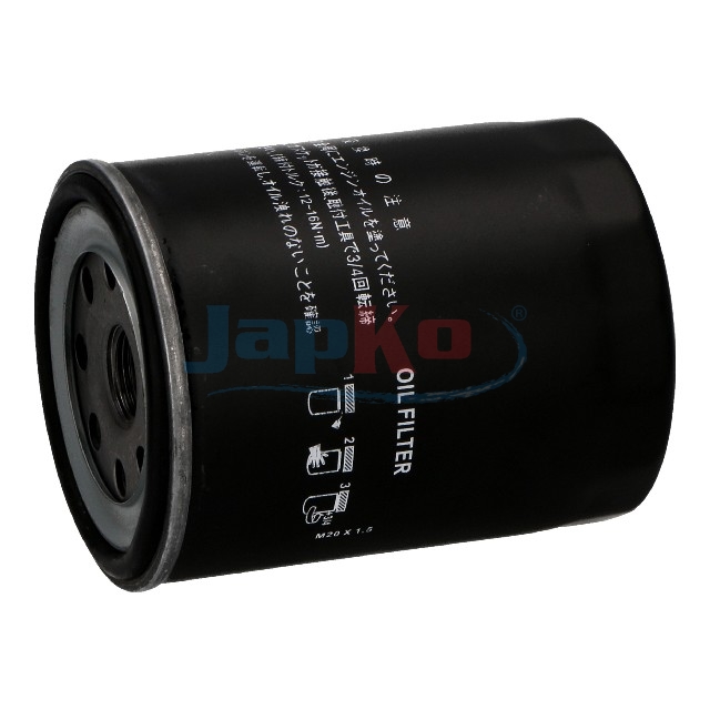 JAPKO Oliefilter 10901 Påskruet 142mm M 20 X 1,5 for JEEP GENERAL MOTORS ISUZU VAUXHALL