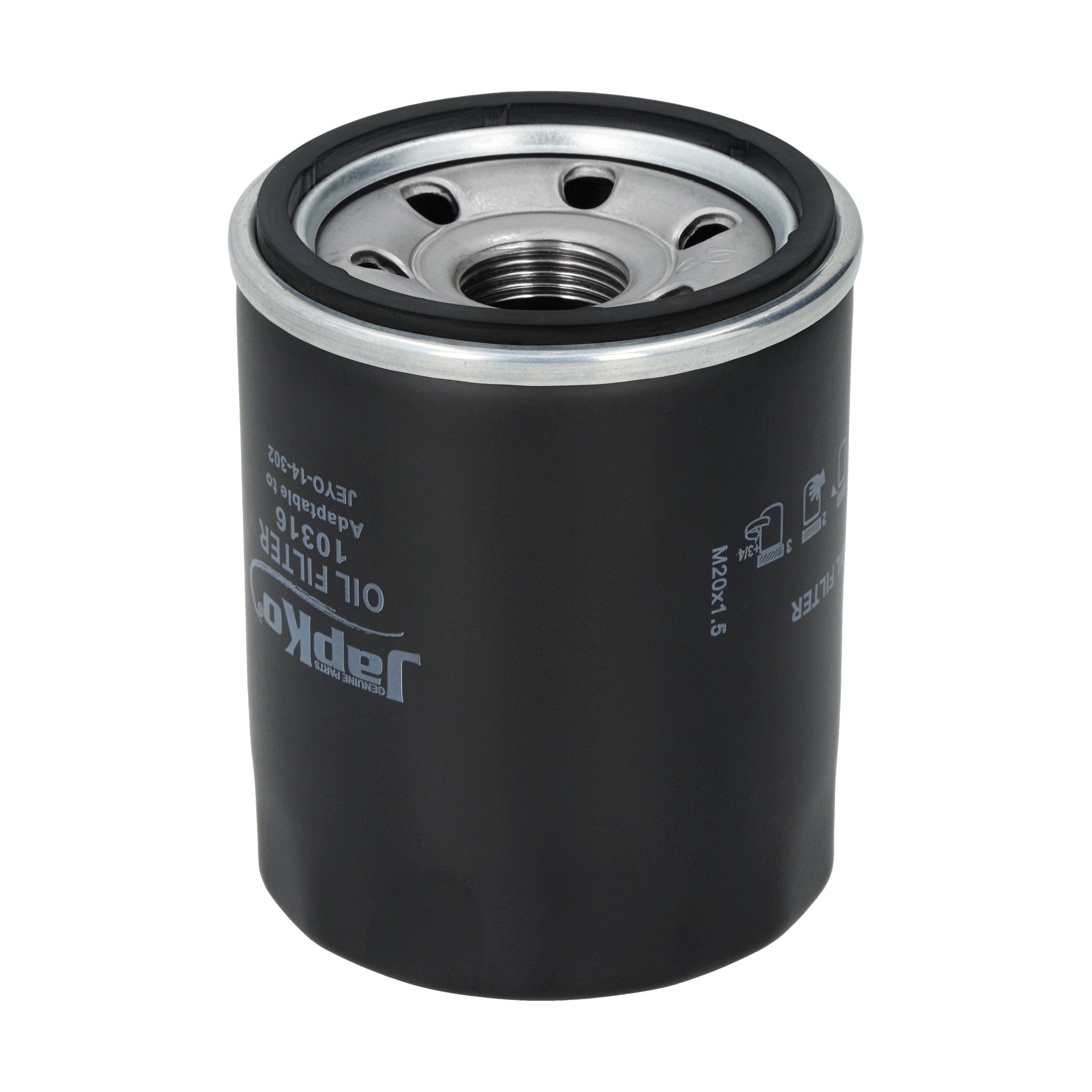 JAPKO Oliefilter 10316 Påskruet for HYUNDAI DR MITSUBISHI SMART