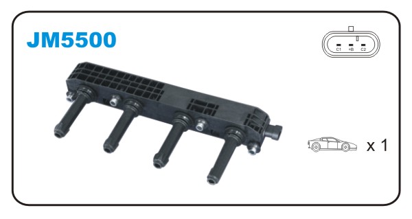 JANMOR Tændspole jm5500 for CHEVROLET