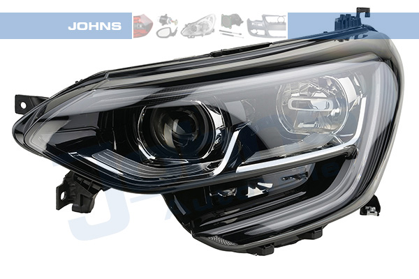 JOHNS Forlygte 6120092 H7/H7 venstre for RENAULT
