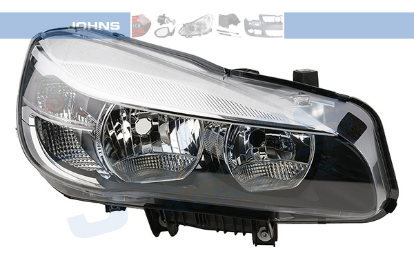 JOHNS Forlygte 203710 H7/H7 højre for BMW