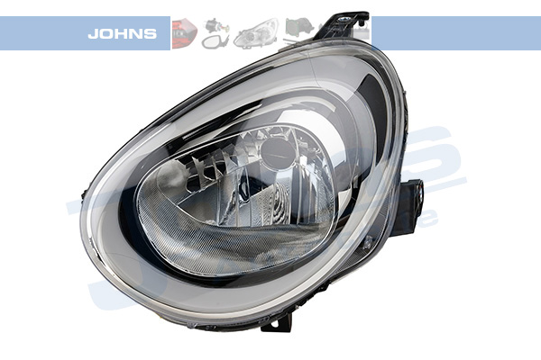 JOHNS Forlygte 305609 H4 venstre for FIAT