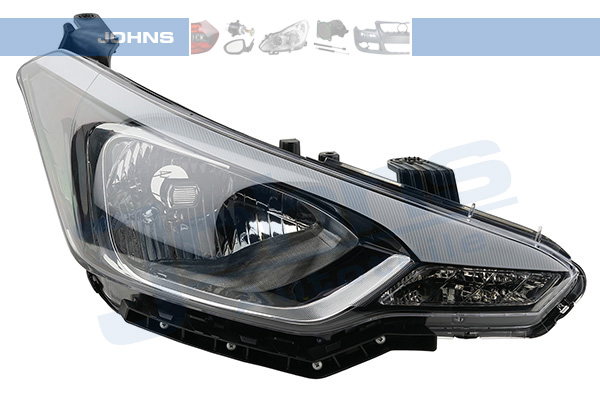 JOHNS Forlygte 391310 H4 højre for HYUNDAI