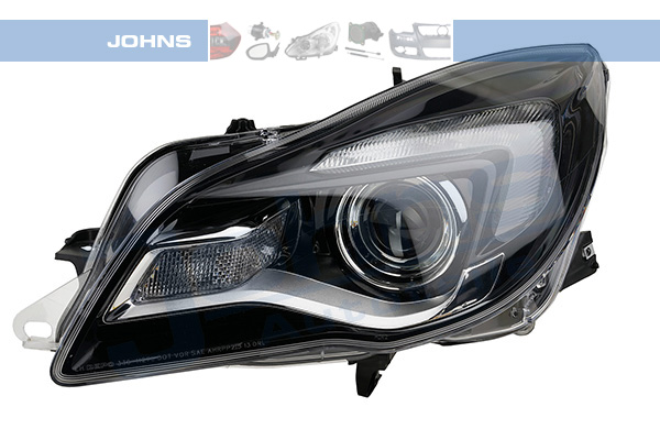 JOHNS Forlygte 5517095 HIR2 venstre for OPEL