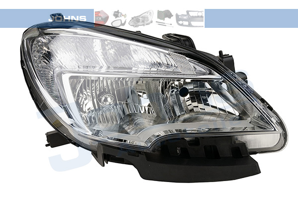 JOHNS Forlygte 552110 H7/HB3 højre for OPEL