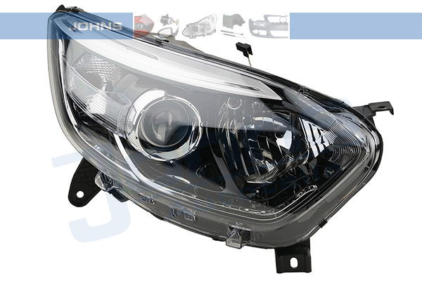 JOHNS Forlygte 605110 H1/H1 højre for RENAULT