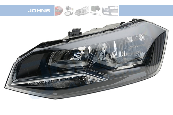 JOHNS Forlygte 952809 H7/H7 venstre for VW