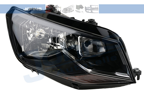 JOHNS Forlygte 956310 H4 højre for VW