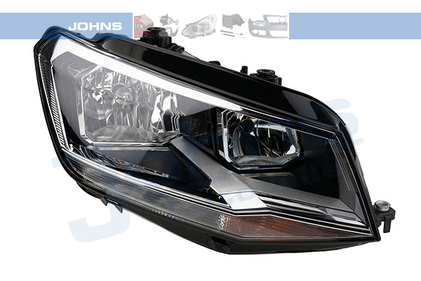 JOHNS Forlygte 9563101 H7/H7 højre for VW