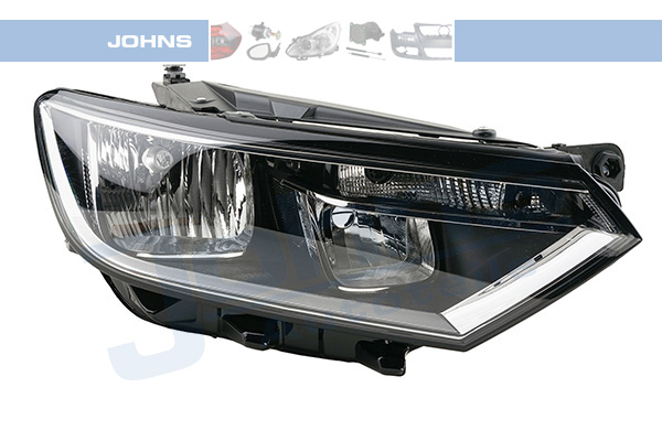 JOHNS Forlygte 965310 H7/H9 højre for VW