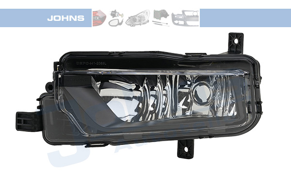 JOHNS Tågelygte 956329 H11 venstre for VW
