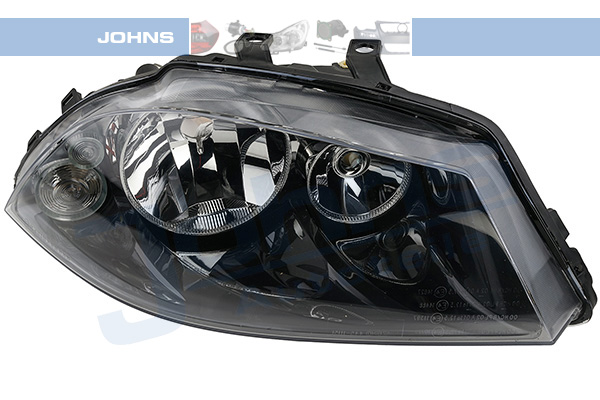 JOHNS Forlygte 6715106 H7 højre for SEAT