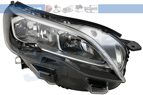 JOHNS Forlygte 578310 H7/H1 højre for PEUGEOT
