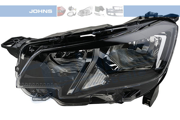 JOHNS Forlygte 576309 H7/H1 venstre for PEUGEOT