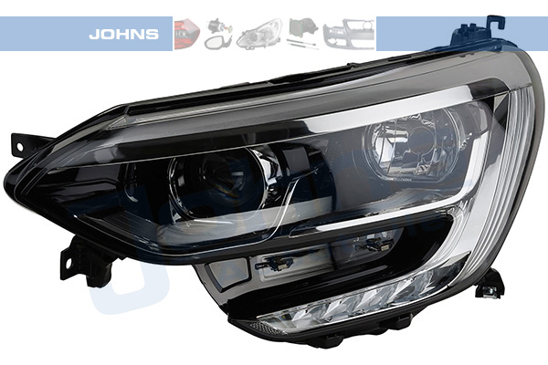 JOHNS Forlygte 6120091 H7/H7 venstre for RENAULT