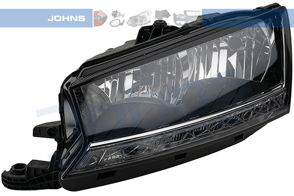 JOHNS Forlygte 7103095 H7/H7 venstre for SKODA