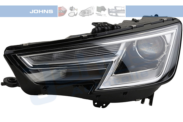 JOHNS Forlygte 1313092 H8 venstre for AUDI