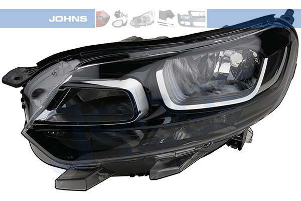 JOHNS Forlygte 238309 H7/H1 venstre for CITROËN