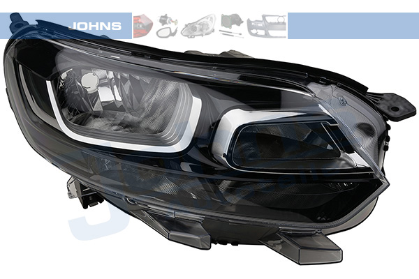 JOHNS Forlygte 238310 H7/H1 højre for CITROËN