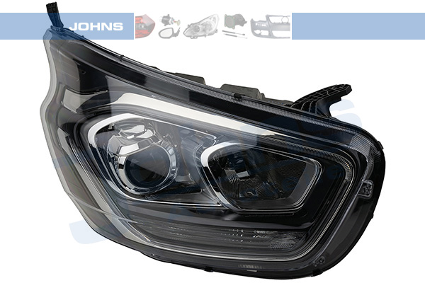 JOHNS Forlygte 3249107 H7/H1 højre for FORD