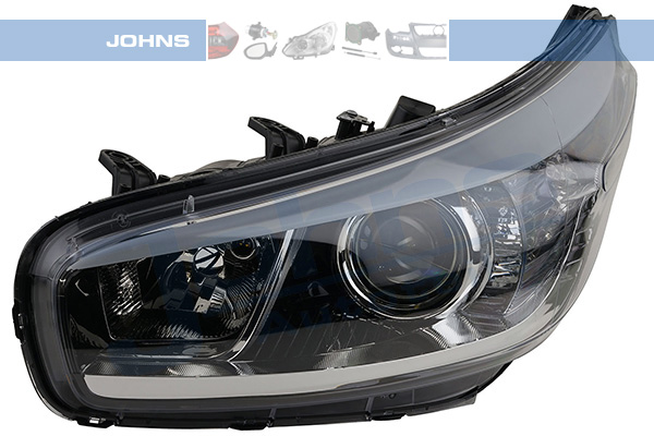 JOHNS Forlygte 412209 H7/H7 venstre for KIA