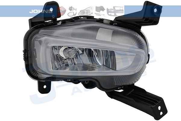 JOHNS Tågelygte 412330 H8 højre for KIA