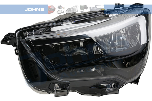 JOHNS Forlygte 5547092 H7/H1 venstre for OPEL