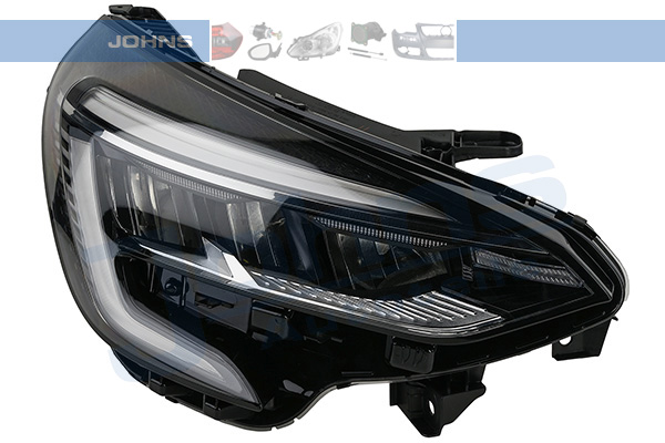 JOHNS Forlygte 601110 højre for RENAULT