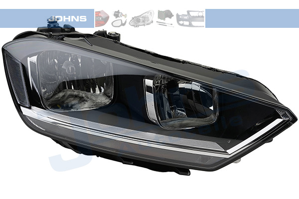 JOHNS Forlygte 964510 H15 højre for VW
