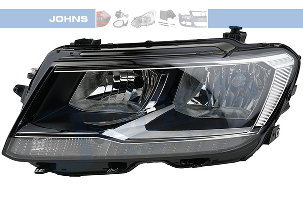 JOHNS Forlygte 9592091 H7/H7 venstre for VW