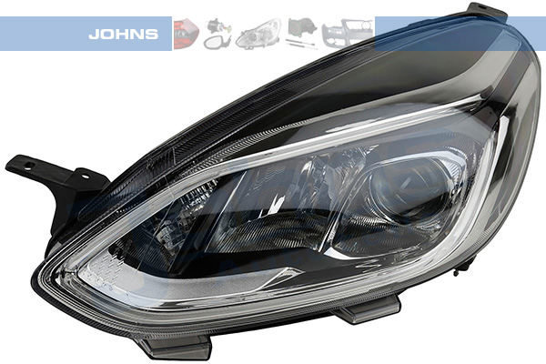 JOHNS Forlygte 3301091 H7/H1 venstre