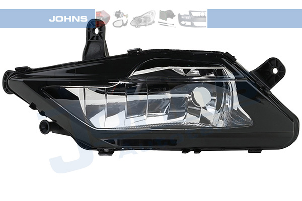 JOHNS Tågelygte 551829 H8 venstre for OPEL