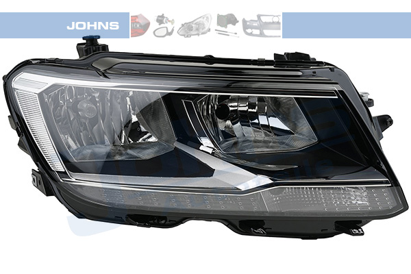JOHNS Forlygte 9592101 H7/H7 højre for VW