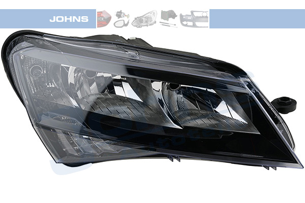 JOHNS Forlygte 714210 H7/H7 højre for SKODA