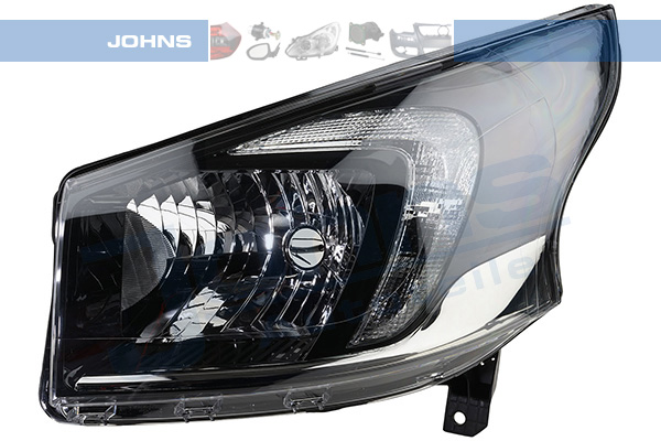 JOHNS Forlygte 5582092 H4 venstre for OPEL