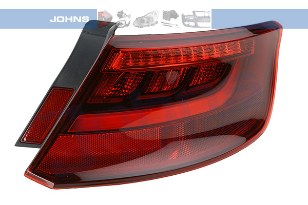JOHNS Baglygte 13038852 LED højre for AUDI