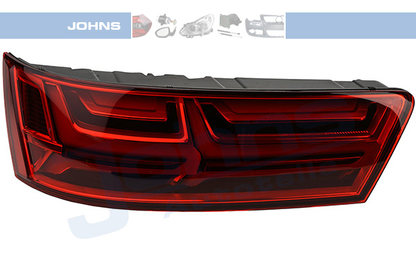 JOHNS Baglygte 1369871 LED venstre for AUDI