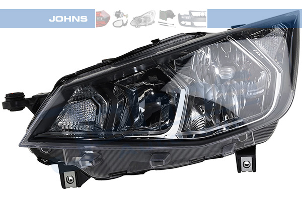 JOHNS Forlygte 671709 H7/H7 venstre for SEAT