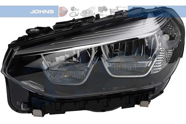 JOHNS Forlygte 208609 H7 venstre for BMW