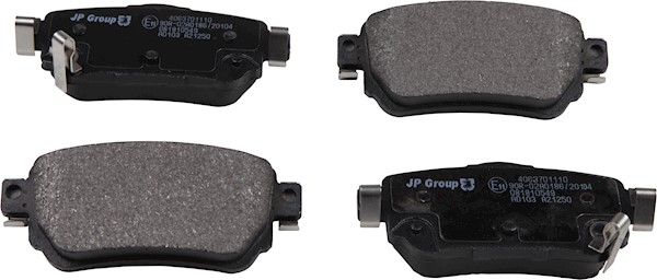 JP GROUP Bremseklodser 4063701110 bagaksel for NISSAN RENAULT