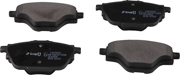 JP GROUP Bremseklodser 3163700610 bagaksel for OPEL CITROËN PEUGEOT